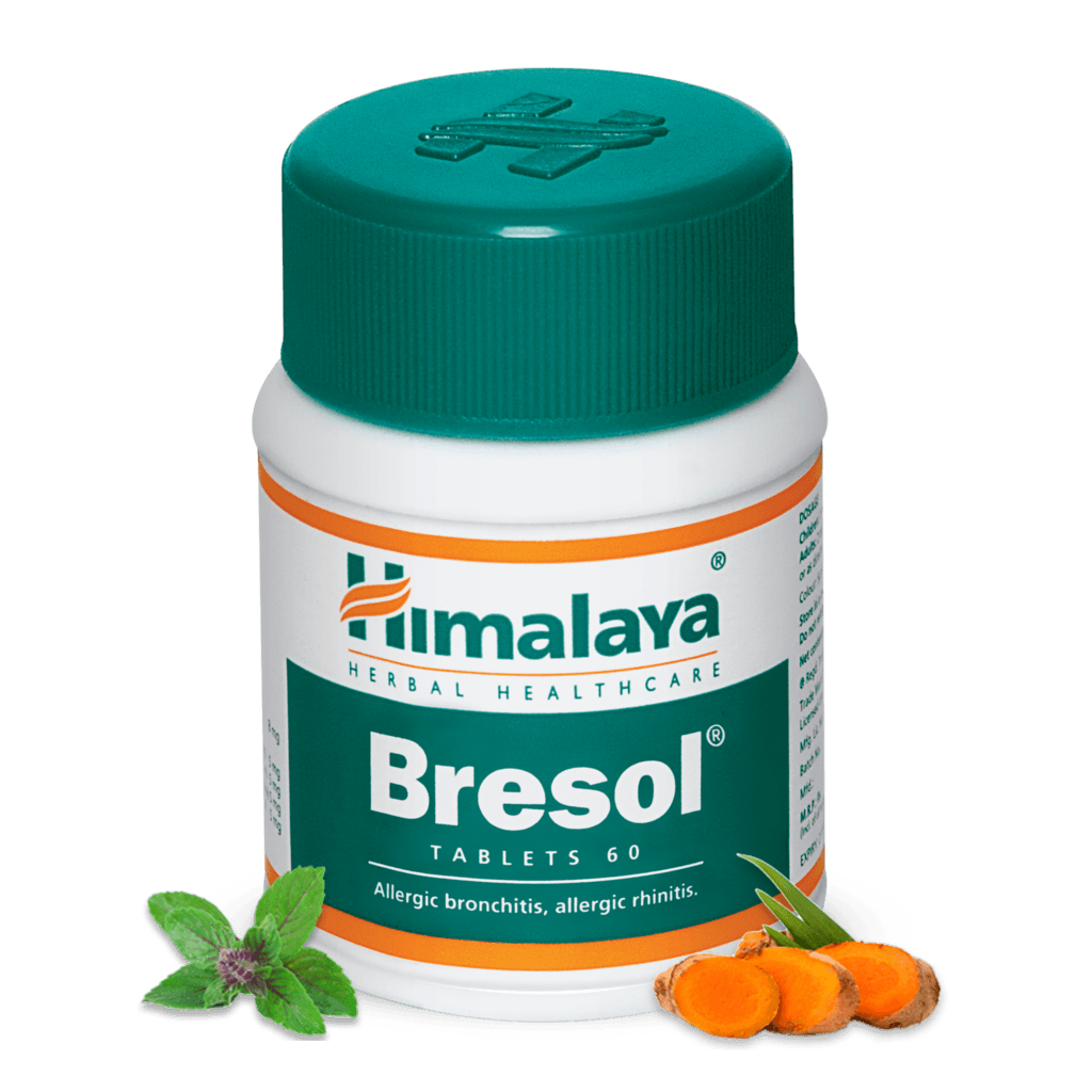 Бризоль (Bresol HIMALAYA), 60 таб. При заболевании дыхательных путей